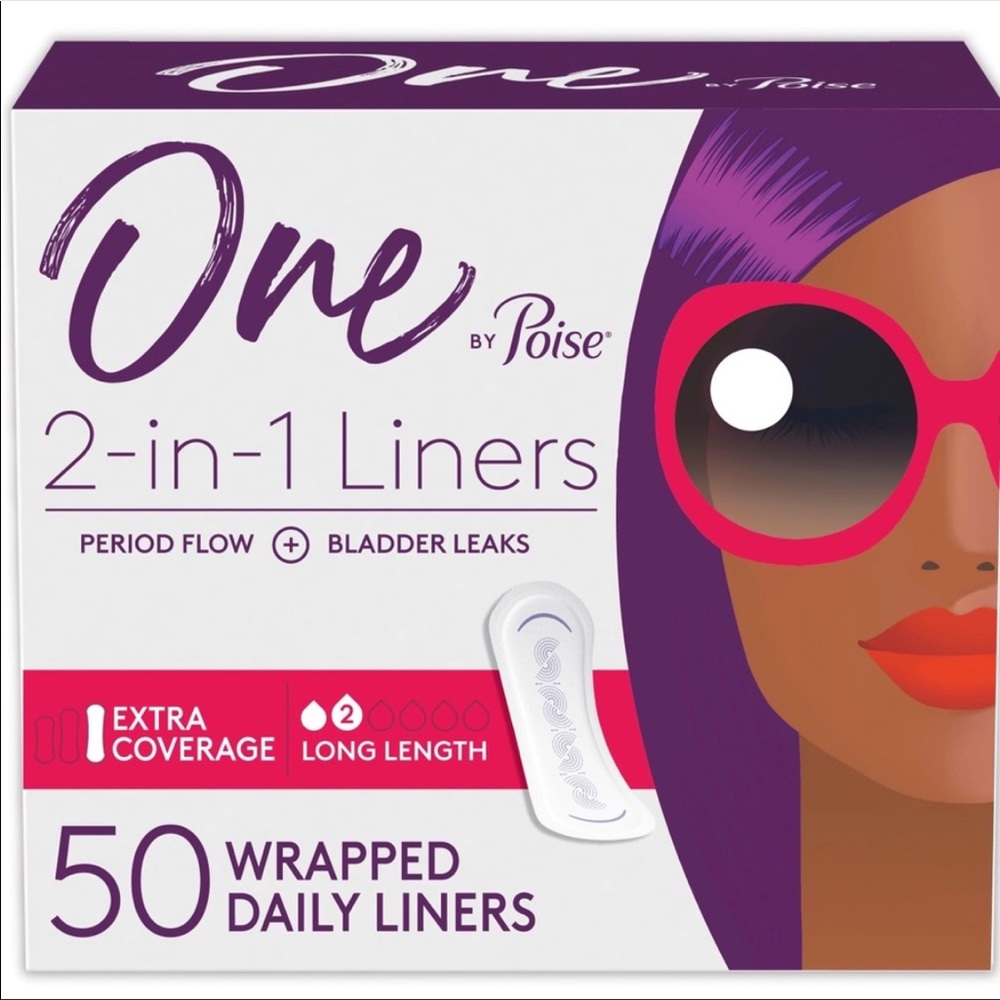 ✨ One by Poise Extra Coverage Liners - Two Boxes ✨